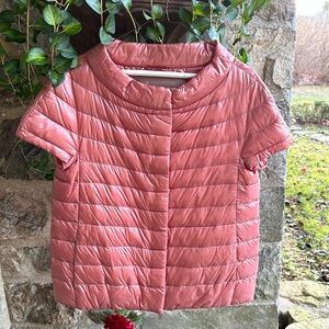 Heron vest salmon down 8